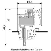 フエニックス・コンタクト パネル貫通端子台 DFKー2，8ーFRONT 2，5 1セット(50個)（直送品）