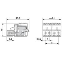 フエニックス・コンタクト プリント基板用コネクタ スプリング接続式プラグ 極数10 FKC 2，5 HC/10ーST 1セット(50個)（直送品）