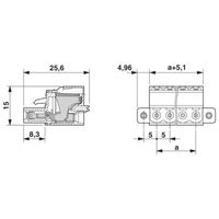 フエニックス・コンタクト プリント基板用コネクタ スプリング接続式プラグ 極数11 FKC 2，5 HC/11ーSTF 1セット(50個)（直送品）