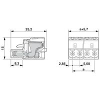 プリント基板用コネクタ スプリング接続式プラグ 極数11 FKCS 2，5/11ーSTー5，08 1セット(50個)（直送品）