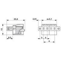 フエニックス・コンタクト プリント基板用コネクタ スプリング接続式プラグ 極数16 FKCT 2，5/16ーSTF 1セット(50個)（直送品）