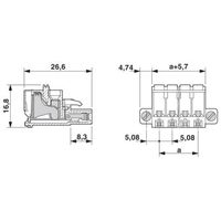 プリント基板用コネクタ スプリング接続式プラグ 極数16 FKCVR 2，5/16ーSTFー5，08 1セット(50個)（直送品）