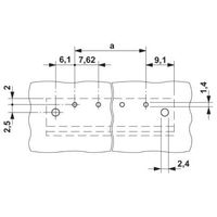 フエニックス・コンタクト プリント基板用コネクタ ソケット 極数12 GMSTB 2，5/12ーGFー7，62 1セット(50個)（直送品）