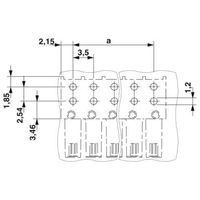 プリント基板用コネクタ ソケット 極数4 リフロー対応 IMC 1，5/ 4ーGー3，5 P20 THR 1セット(50個)（直送品）
