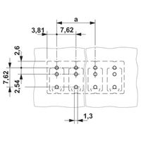 フエニックス・コンタクト プリント基板用コネクタ ソケット 極数6 IPCV 5/ 6ーGー7，62 1セット(50個)（直送品）