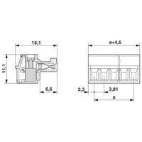 フエニックス・コンタクト プリント基板用コネクタ ねじ接続式プラグ MC 1，5/ 4ーSTー3，5 GY7035 1セット(50個)（直送品）