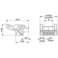 フエニックス・コンタクト プリント基板用コネクタ ねじ接続式プラグ 極数6 MC 1，5/ 6ーSTー3，81ーLR 1セット(50個)（直送品）