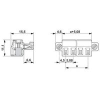 フエニックス・コンタクト プリント基板用コネクタ ねじ接続式プラグ 極数7 MC 1，5/ 7ーSTFー5，08 1セット(50個)（直送品）