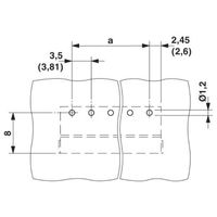フエニックス・コンタクト プリント基板用コネクタ ソケット 極数8 MC 1，5/ 8ーGー3，81 1セット(100個)（直送品）