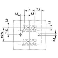 フエニックス・コンタクト プリント基板用コネクタ ソケット 9極2列 MCDV 1，5/ 9ーGFー3，81 1セット(50個)（直送品）