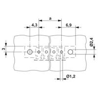 フエニックス・コンタクト プリント基板用コネクタ ソケット 極数3 MCV 1，5/ 3ーGFー3，5 1セット(250個)（直送品）