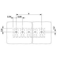 フエニックス・コンタクト プリント基板用コネクタ ソケット 極数4 MCV 1，5/ 4ーGー5，08 1セット(50個)（直送品）
