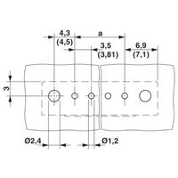 フエニックス・コンタクト プリント基板用コネクタ ソケット 極数4 MCV 1，5/ 4ーGFー3，81ーLR 1セット(50個)（直送品）
