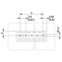 プリント基板用コネクタ ソケット 極数5 リフロー対応 MCV 1，5/ 5ーGー3，5 P26 THRR56 1セット(200個)（直送品）