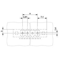 プリント基板用コネクタ ソケット 極数5 リフロー対応 MCV 1，5/ 5ーGFー3，81 P26 THR 1セット(50個)（直送品）