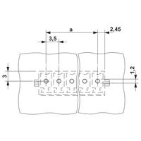 フエニックス・コンタクト プリント基板用コネクタ ソケット 極数6 MCV 1，5/ 6ーGー3，5ーRN 1セット(50個)（直送品）