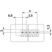 フエニックス・コンタクト プリント基板用コネクタ ソケット 極数6 MCV 1，5/ 6ーGFRー3，5 THT 1セット(50個)（直送品）