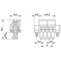 フエニックス・コンタクト プリント基板用コネクタ ねじ接続式プラグ 極数7 MCVR 1，5/ 7ーSTFー3，5 1セット(50個)（直送品）