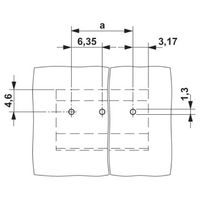 フエニックス・コンタクト プリント基板用端子台 ねじ接続式 極数2 MKDS 5/ 2ー6，35 1セット(50個)（直送品）