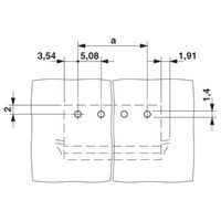 フエニックス・コンタクト プリント基板用コネクタ ソケット 極数14 MSTBA 2，5/14ーGー5，08ーRN 1セット(50個)（直送品）