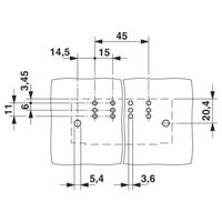 フエニックス・コンタクト プリント基板用コネクタ ソケット 極数4 PC 35 HC/ 4ーGFーSHー15，00 1セット(25個)（直送品）