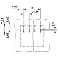 フエニックス・コンタクト プリント基板用コネクタ ソケット 極数10 PC 5/10ーGー7，62 1セット(50個)（直送品）