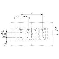 フエニックス・コンタクト プリント基板用コネクタ ソケット 極数2 PCV 5/ 2ーGー7，62 1セット(50個)（直送品）