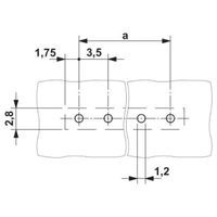 フエニックス・コンタクト プリント基板用コネクタ ピンヘッダー 極数9 PST 1，0/ 9ー3，5 R56 1セット(250個)（直送品）