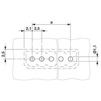 プリント基板用コネクタ ソケット 極数3 リフロー対応 PTSM 0，5/ 3ーHVー2，5ーTHR R32 1セット(330個)（直送品）