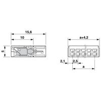 プリント基板用コネクタ スプリング接続式プラグ 極数3 PTSM 0，5/ 3ーPIー2，5 WH 1セット(250個)（直送品）
