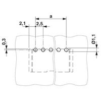 プリント基板用コネクタ ソケット 極数5 リフロー対応 PTSM 0，5/ 5ーHHー2，5ーTHR R32 1セット(500個)（直送品）