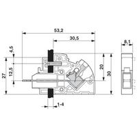 フエニックス・コンタクト パネル貫通端子台 PW 4ーPOTーSL/S 1セット(50個)（直送品）