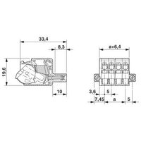 フエニックス・コンタクト プリント基板用コネクタ 圧接接続式プラグ 極数9 QC 1，5/ 9ーSTF 1セット(50個)（直送品）