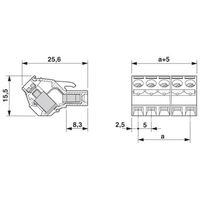 フエニックス・コンタクト プリント基板用コネクタ ねじ接続式プラグ 極数11 SMSTB 2，5/11ーST 1セット(50個)（直送品）