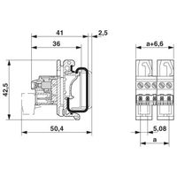 フエニックス・コンタクト プリント基板用コネクタ ソケット 極数11 UMSTBVK 2，5/11ーGー5，08 1セット(50個)（直送品）