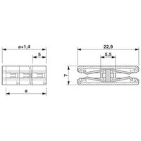 プリント基板用コネクタ カードエッジ式プラグコネクタ 極数12 ZEC 1，5/12ーLPVー5，0 C2 1セット(50個)（直送品）