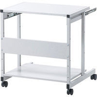 サンワサプライ パソコンラック 幅650×奥行605×高さ700mm ライトグレー RAC-EC75 1台（直送品）