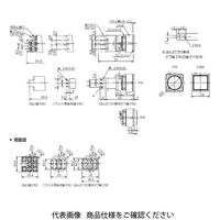 IDEC フラッシュシルエットLWシリーズ 照光押ボタンスイッチ 丸形 アンバー LW6MLーA1C23VA 1個（直送品）