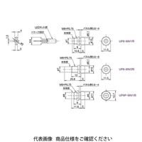 IDEC φ8 UPシリーズ LED式小形表示灯 フード形 ワンボード対応タイプ 赤 UP8ー89V1RPN10 1セット(10個)（直送品）