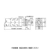 IDEC φ25 TWSシリーズ 照光セレクタスイッチ 3ノッチ 赤 ASLS322604DNR 1個（直送品）
