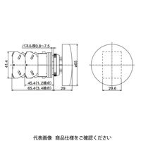 IDEC 押ボタンスイッチ 特大形 緑 ABN411G 1セット(2個)（直送品）