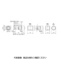 IDEC φ12 A2シリーズ 照光押ボタンスイッチ 長角形 アンバー AL2HーA21PA 1セット(2個)（直送品）