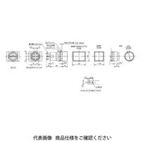 IDEC φ16 A6シリーズ 照光押ボタンスイッチ 丸形 青 AL6MーA24PS 1セット(2個)（直送品）