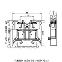IDEC BNW・BNHWシリーズターミナルブロック 一般形 タッチダウン構造形 21A BNH15MWT 1セット(50個)（直送品）
