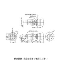 IDEC φ16 H6シリーズ照光ボタンスイッチ 大形 緑 HA1LーM3C64G 1セット(2個)（直送品）