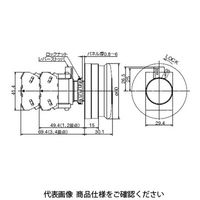 IDEC φ22 HWシリーズ 押ボタンスイッチ 特大形 緑 HW1BーM511G 1セット(2個)（直送品）