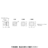 IDEC 取付穴プラグ 長角形用 LA9ZーBS8 1セット(8個)（直送品）