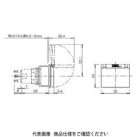IDEC スイッチガード付フラッシュベゼル(スプリングリターン)長角形用 LA9ZーKS8 1セット(5個)（直送品）