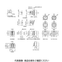 IDEC φ16 LBシリーズ セレクタスイッチ 矢形ハンドル形 3ノッチ LB1Sー3T2V 1セット(2個)（直送品）