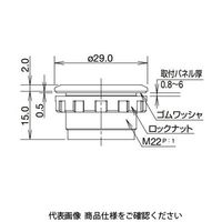 IDEC 取付穴プラグ LW9ZーBP1 1セット(7個)（直送品）
